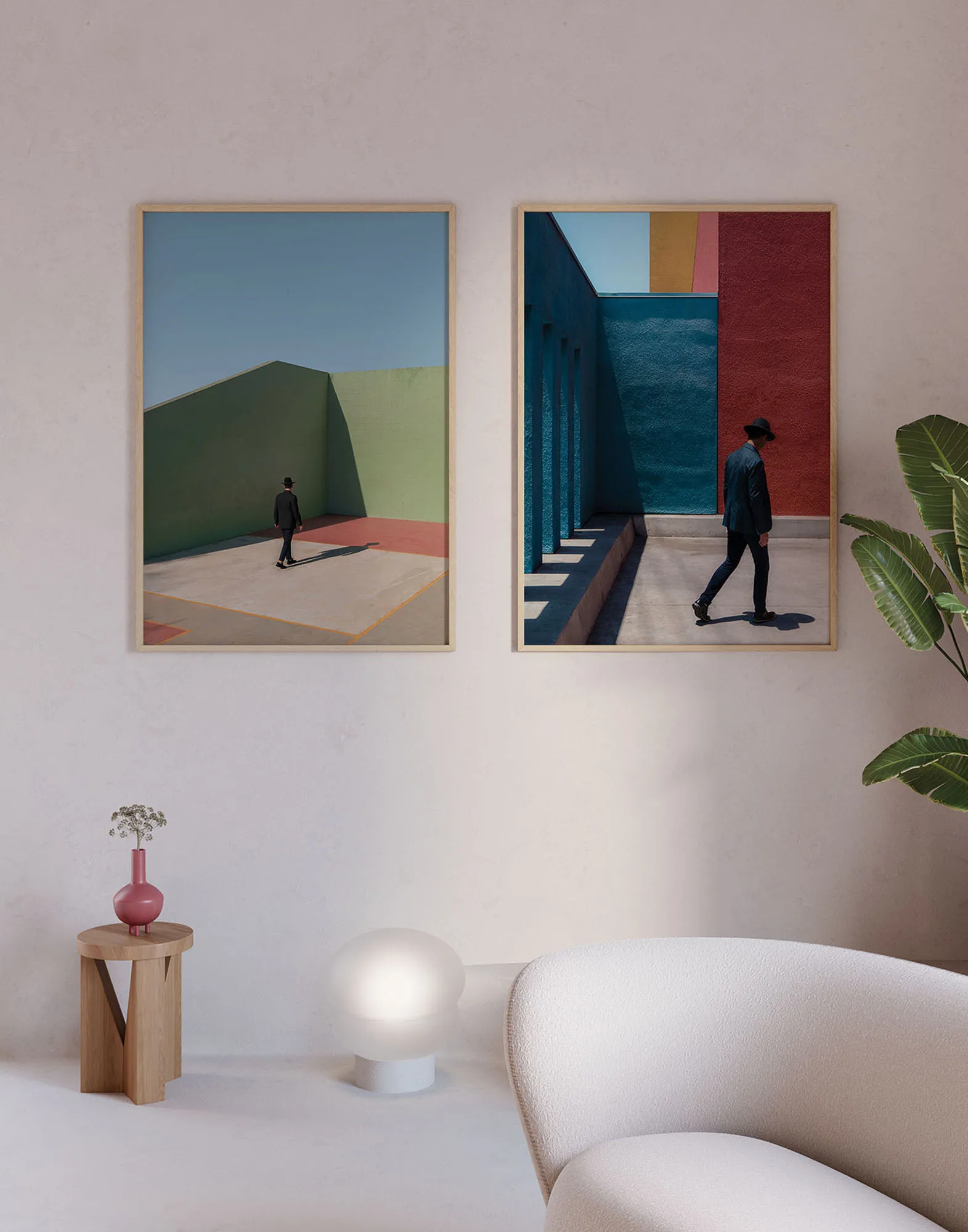 Plakat Primary Spaces, 50x70 cm Paper Collective