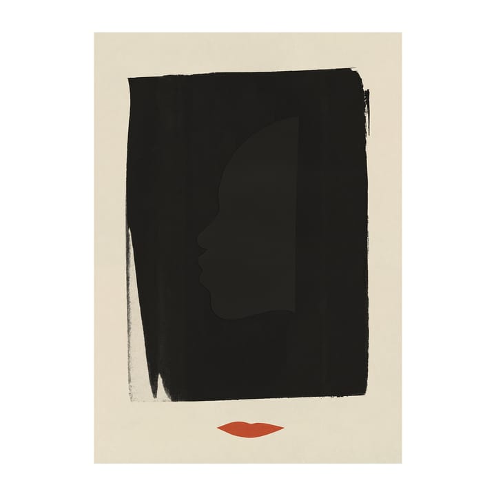 Plakat Red Lips - 30x40cm - Paper Collective