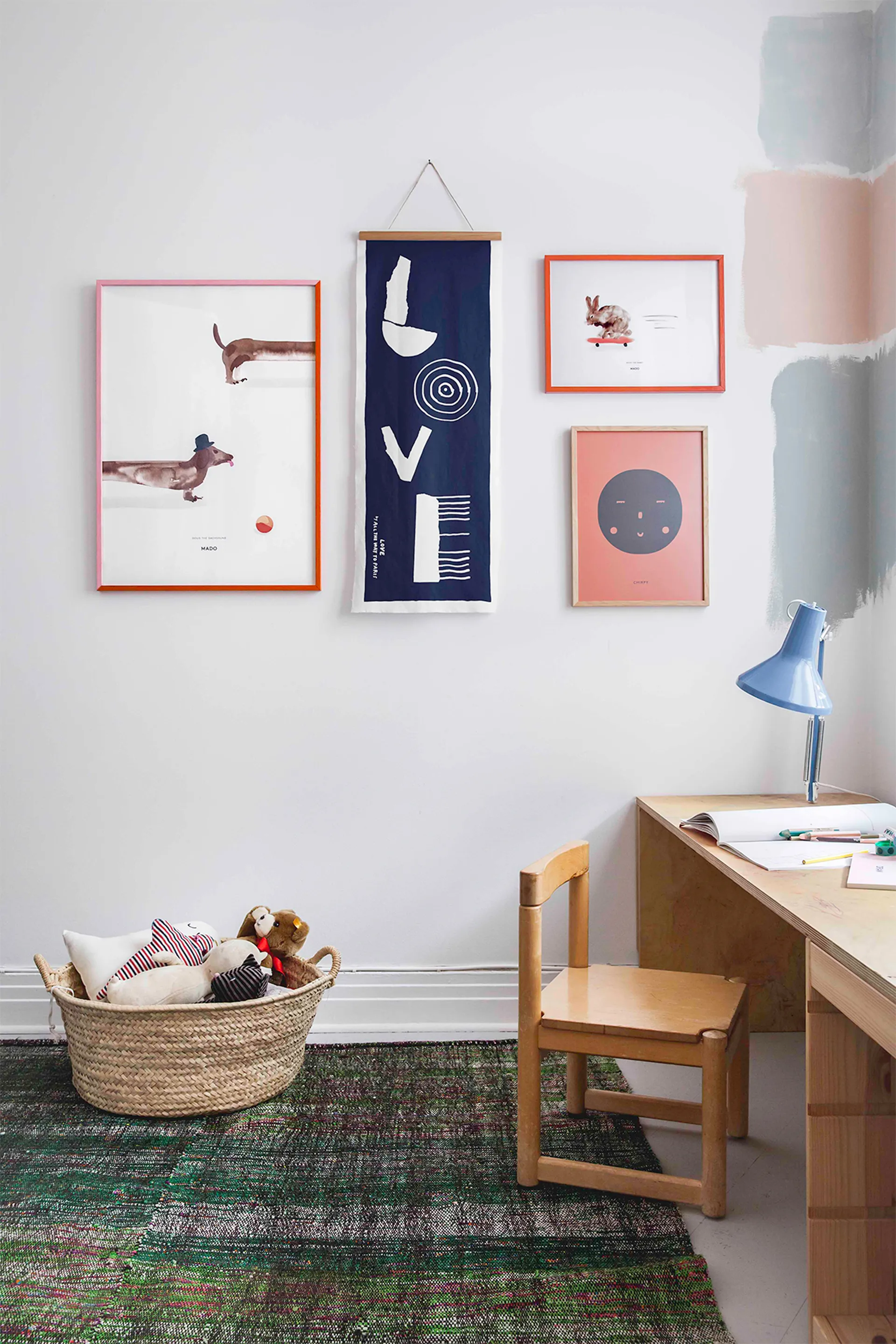 Plakat Rocky the Rabbit, 30x40 cm Paper Collective