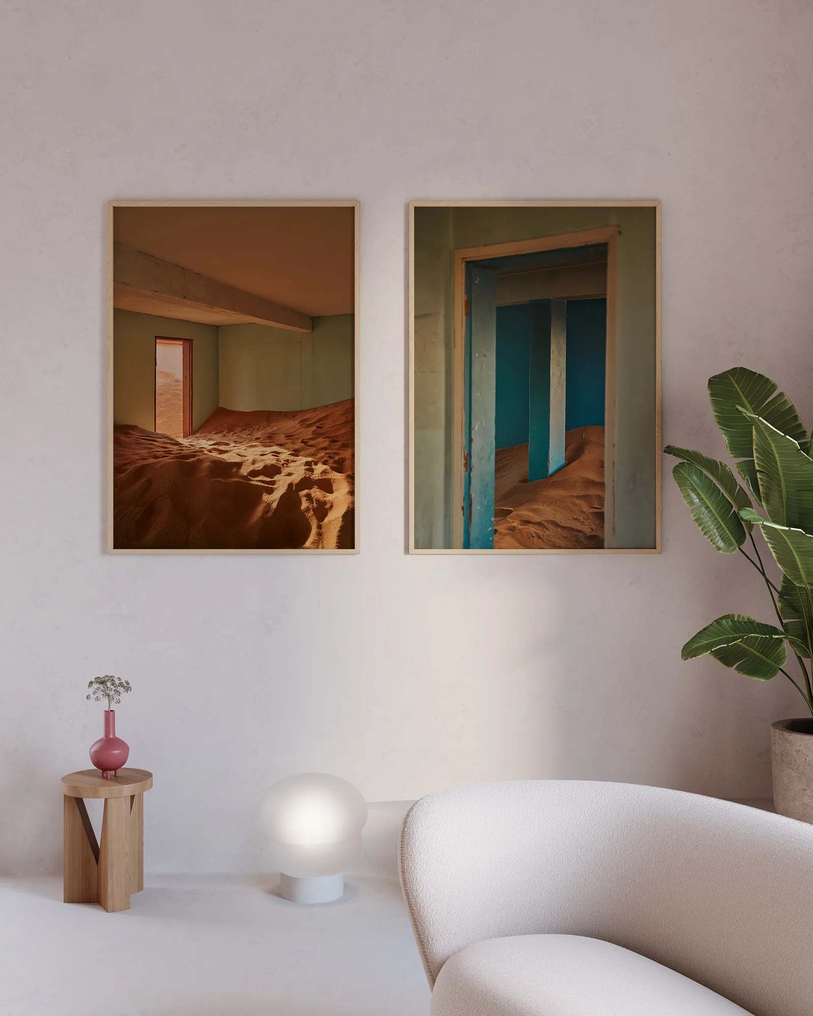 Plakat Sand Village I, 50x70 cm Paper Collective