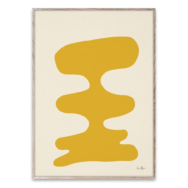 Plakat Soft Yellow - 50x70 cm - Paper Collective
