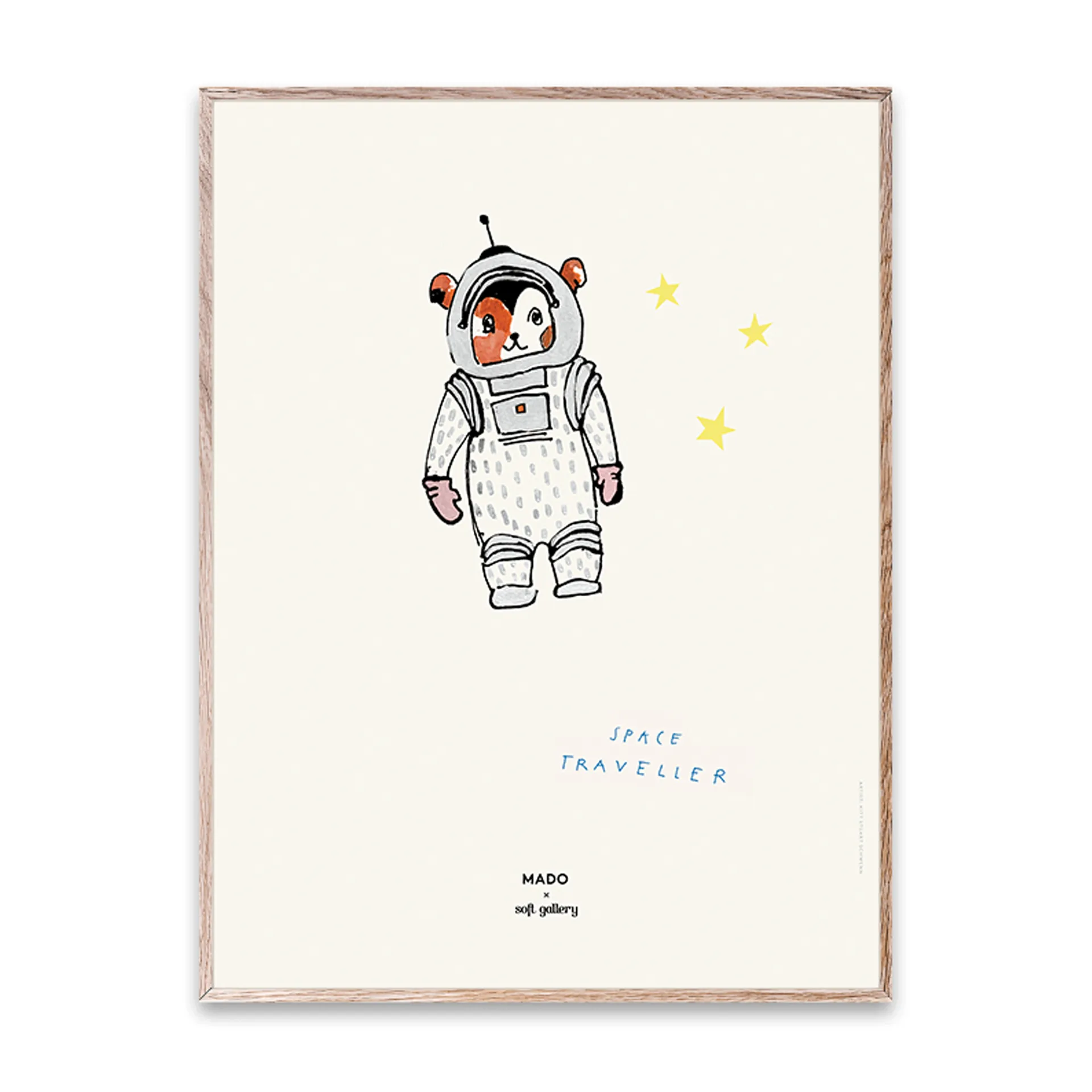 Plakat Space Traveller, 30x40cm Paper Collective