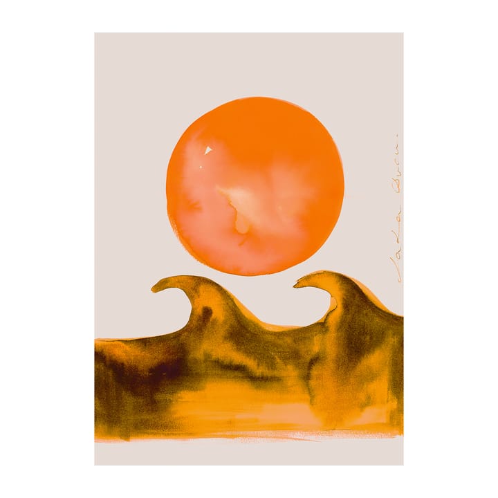 Plakat Sunset Waves - 50x70cm - Paper Collective