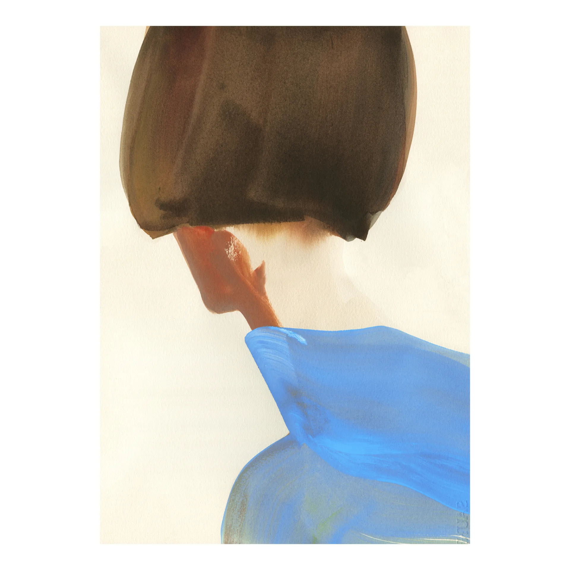 Plakat The Blue Cape, 30x40 cm Paper Collective