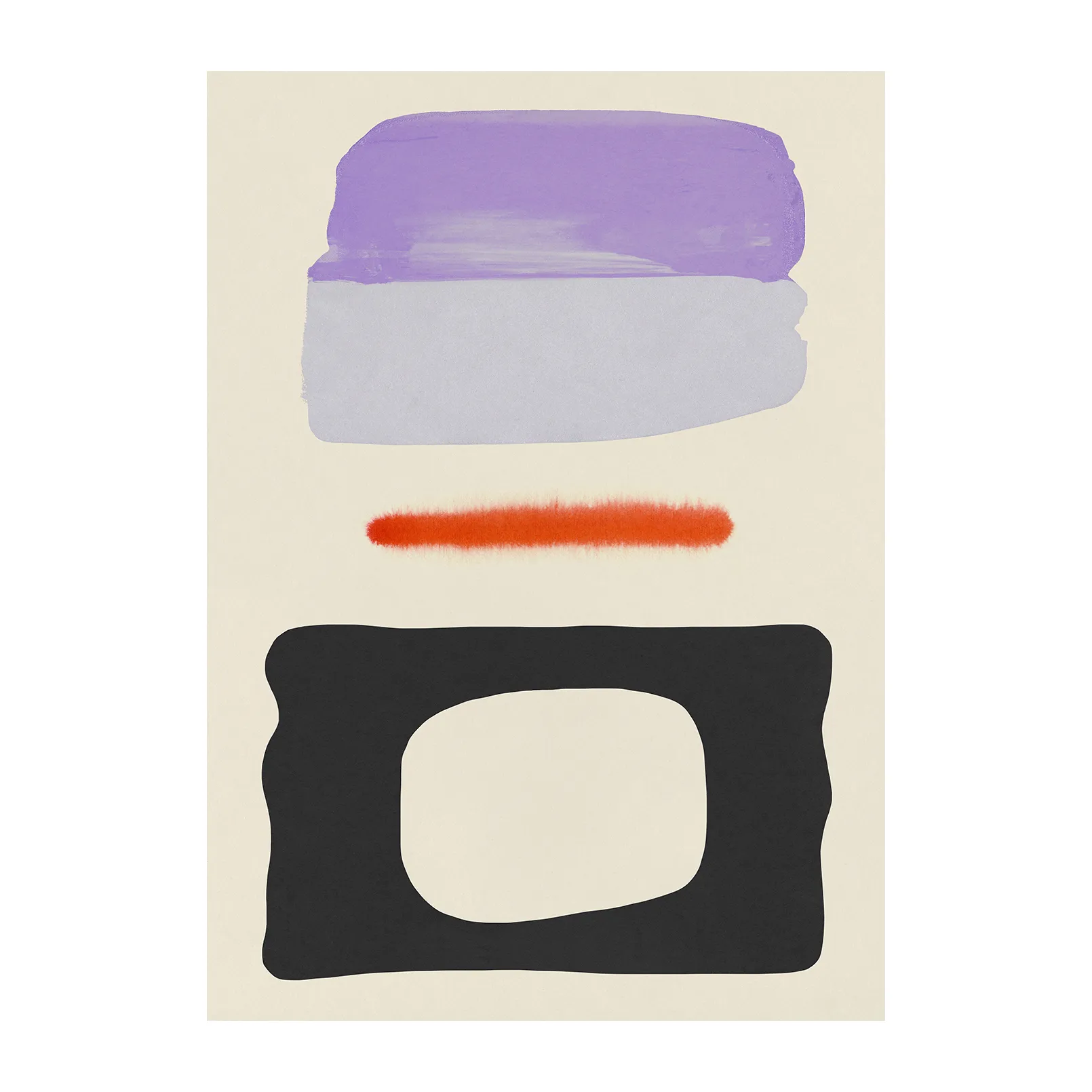 Plakat Three Shapes, 30x40cm Paper Collective