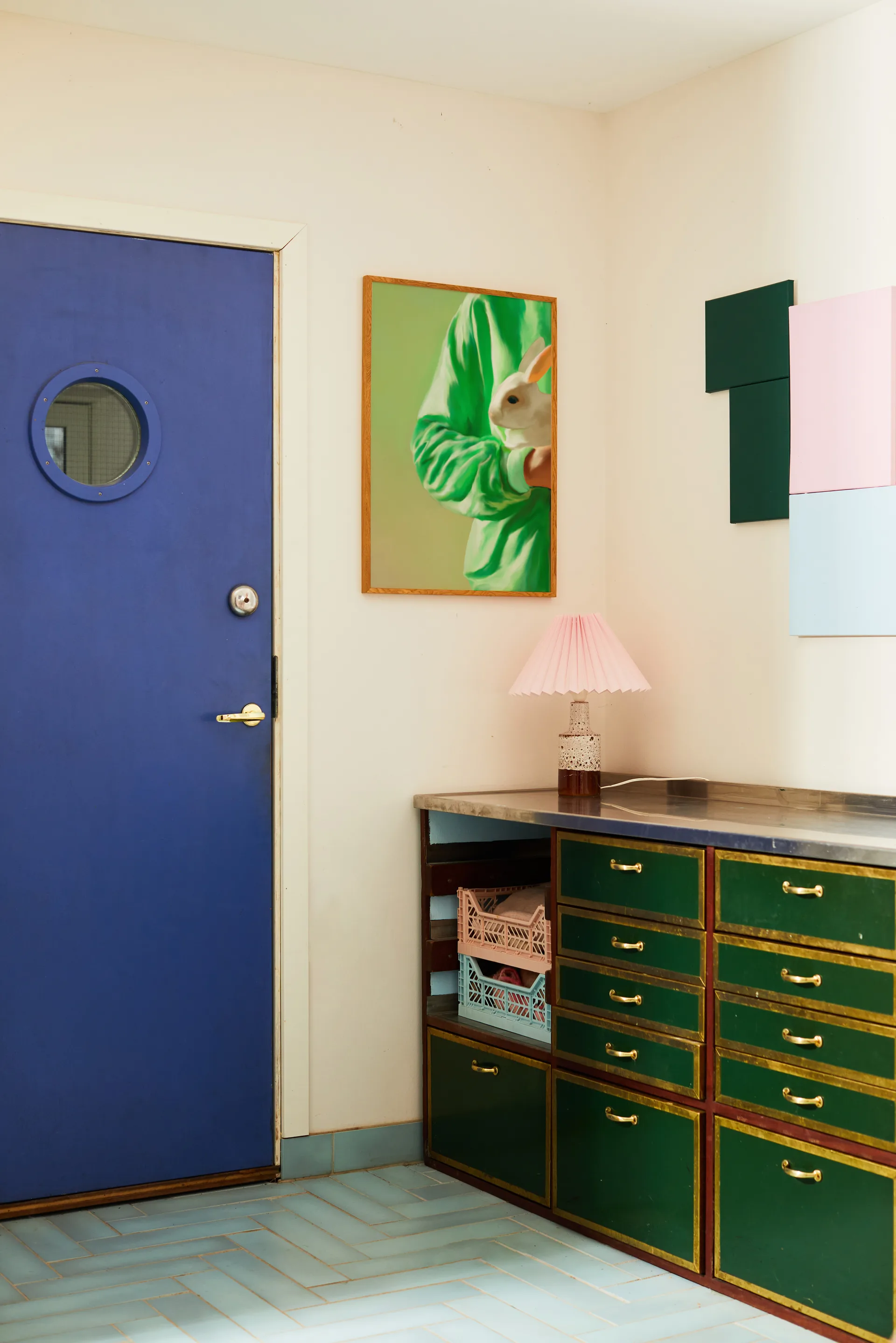 Plakat White Rabbit, 70x100 cm Paper Collective