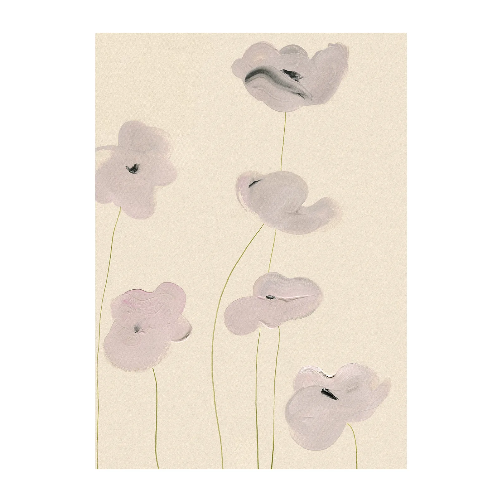 Plakat White Vallmo, 30x40cm Paper Collective