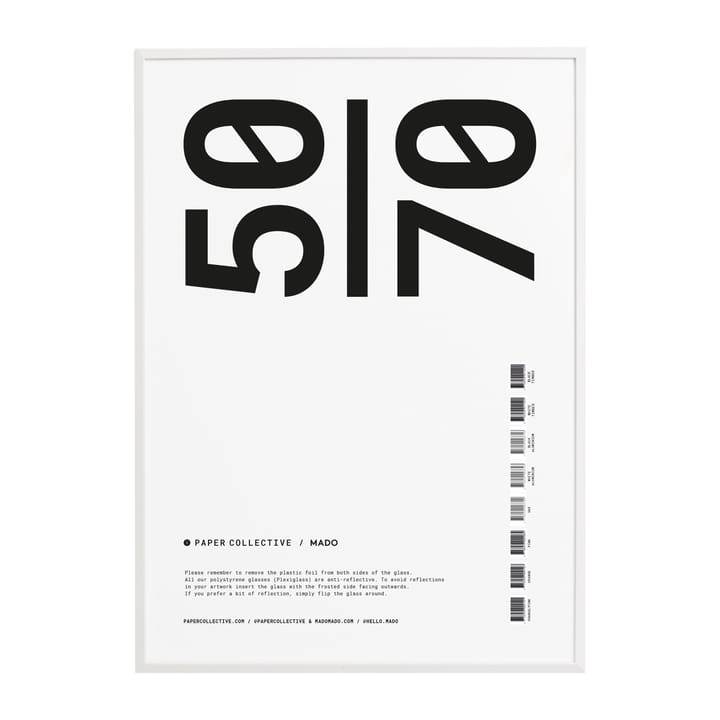 Rama Paper Collective plexi - biała - 50x70 cm - Paper Collective