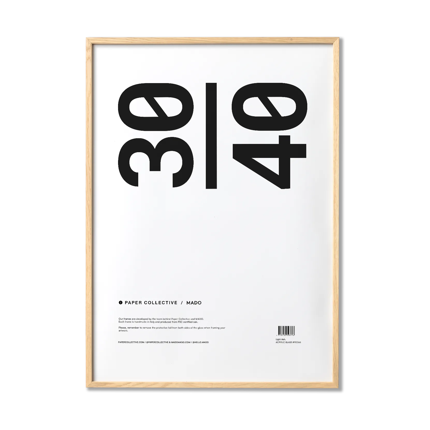 Rama Paper Collective plexi-jesion, 30x40 cm Paper Collective