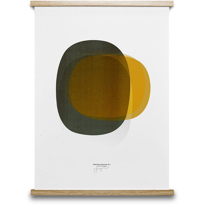 Sketchbook Abstract 01 plakat - 50x70 cm - Paper Collective