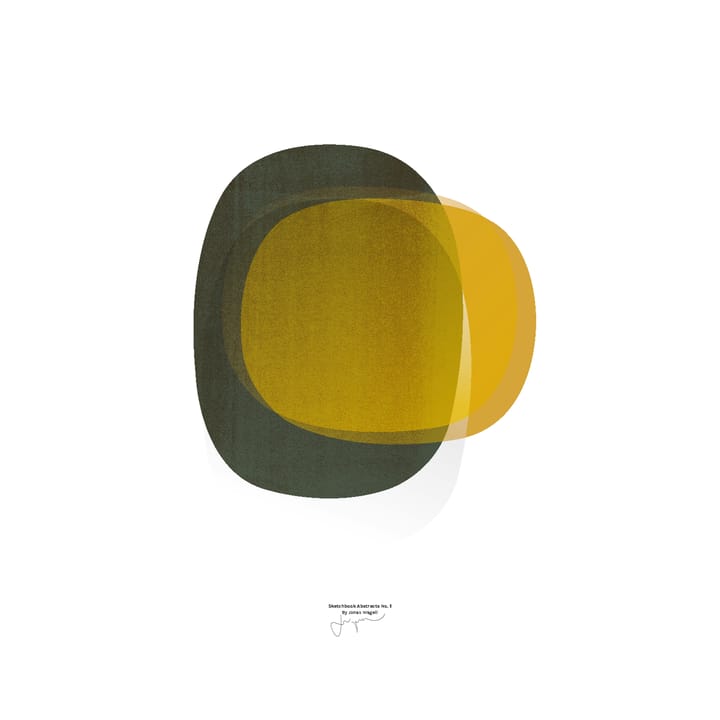 Sketchbook Abstract 01 plakat - 50x70 cm - Paper Collective