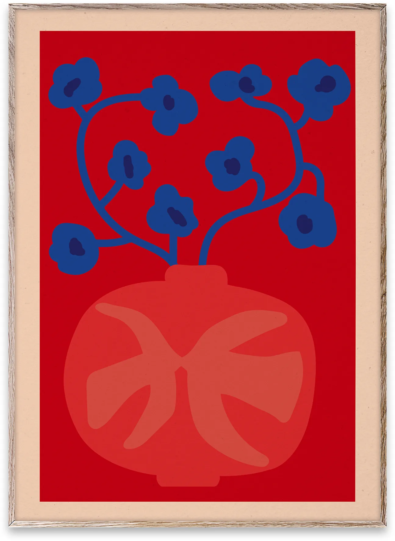 The Red Vase poster, 70x100 cm Paper Collective