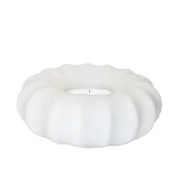 Lampion Fröhus niski, biały Paradisverkstaden