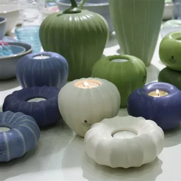 Lampion Fröhus niski - biały - Paradisverkstaden