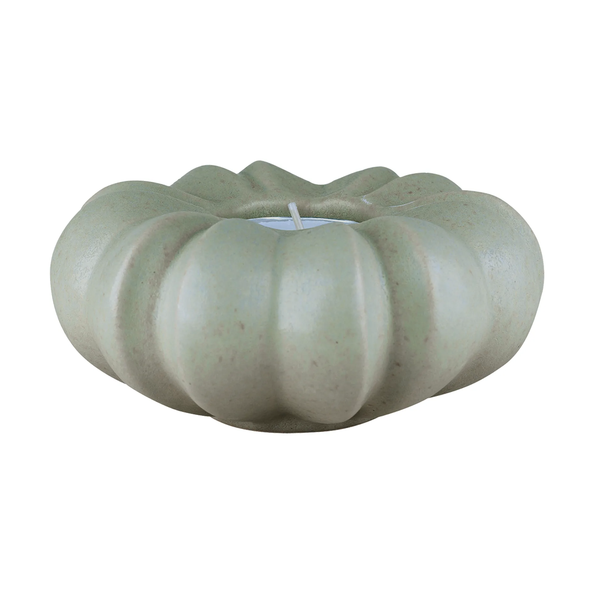 Świecznik Fröhus w kształcie gwiazdki anyżu Ø12,5 cm, Szarozielony Paradisverkstaden