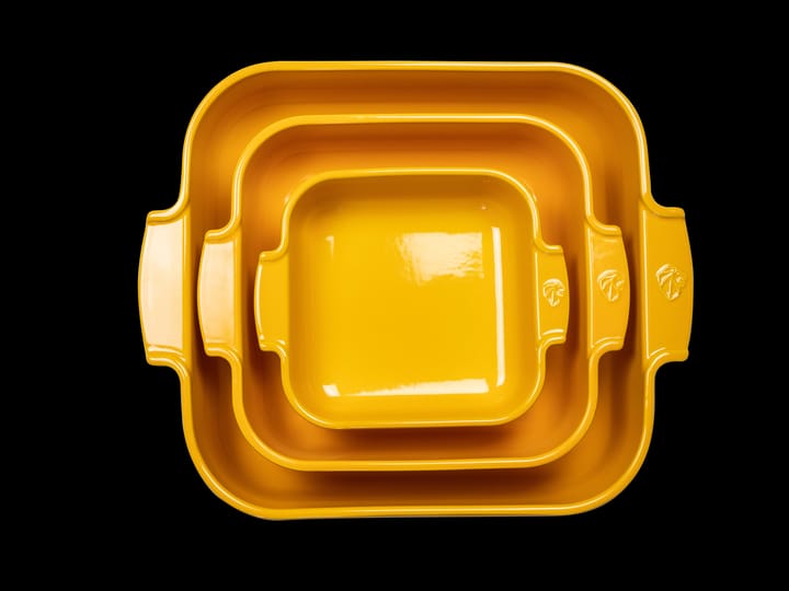 Forma ceramiczna Appolia 40x27 cm - Saffron yellow - Peugeot