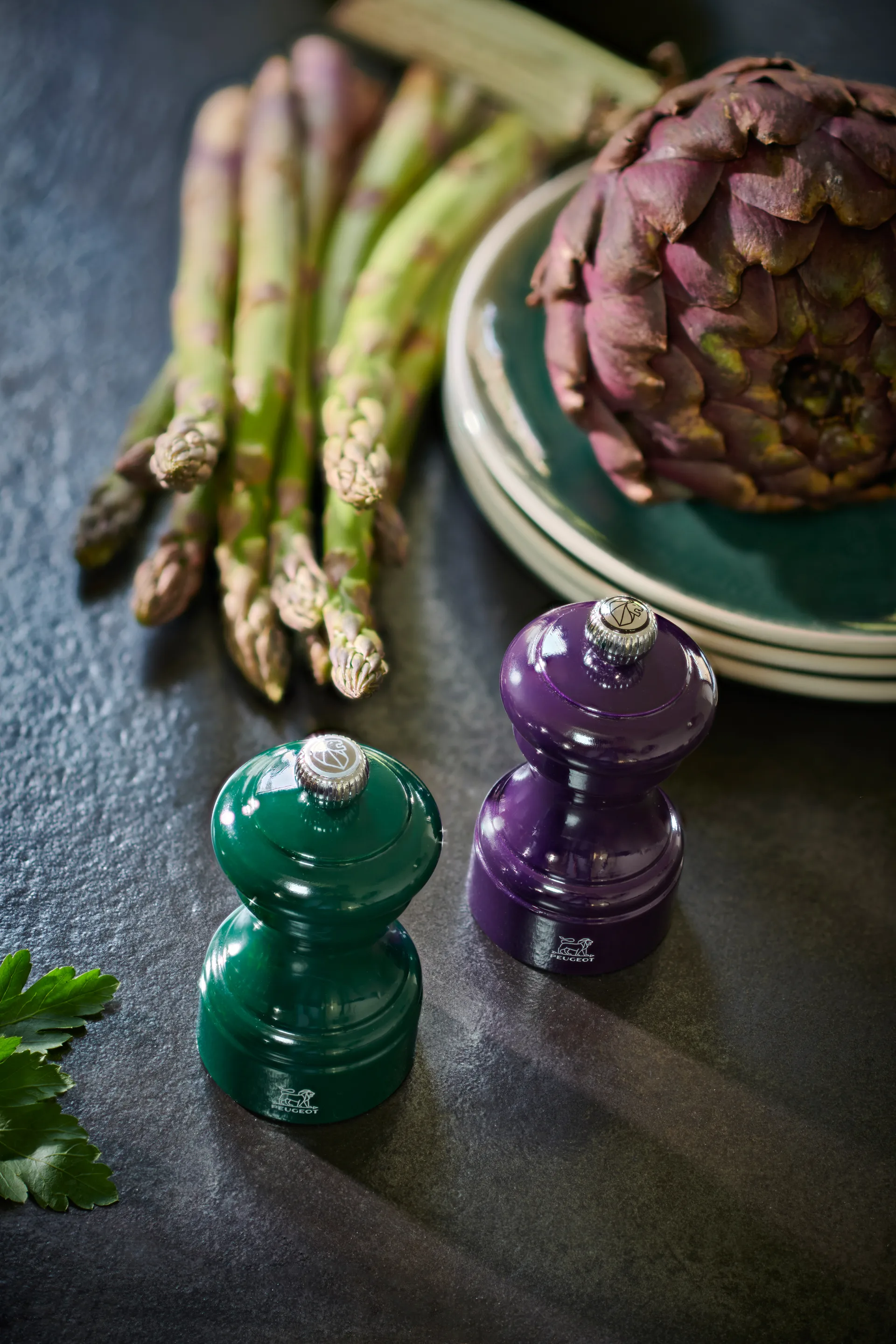 Młynek do soli Bistrorama 10 cm, Green Forest Peugeot