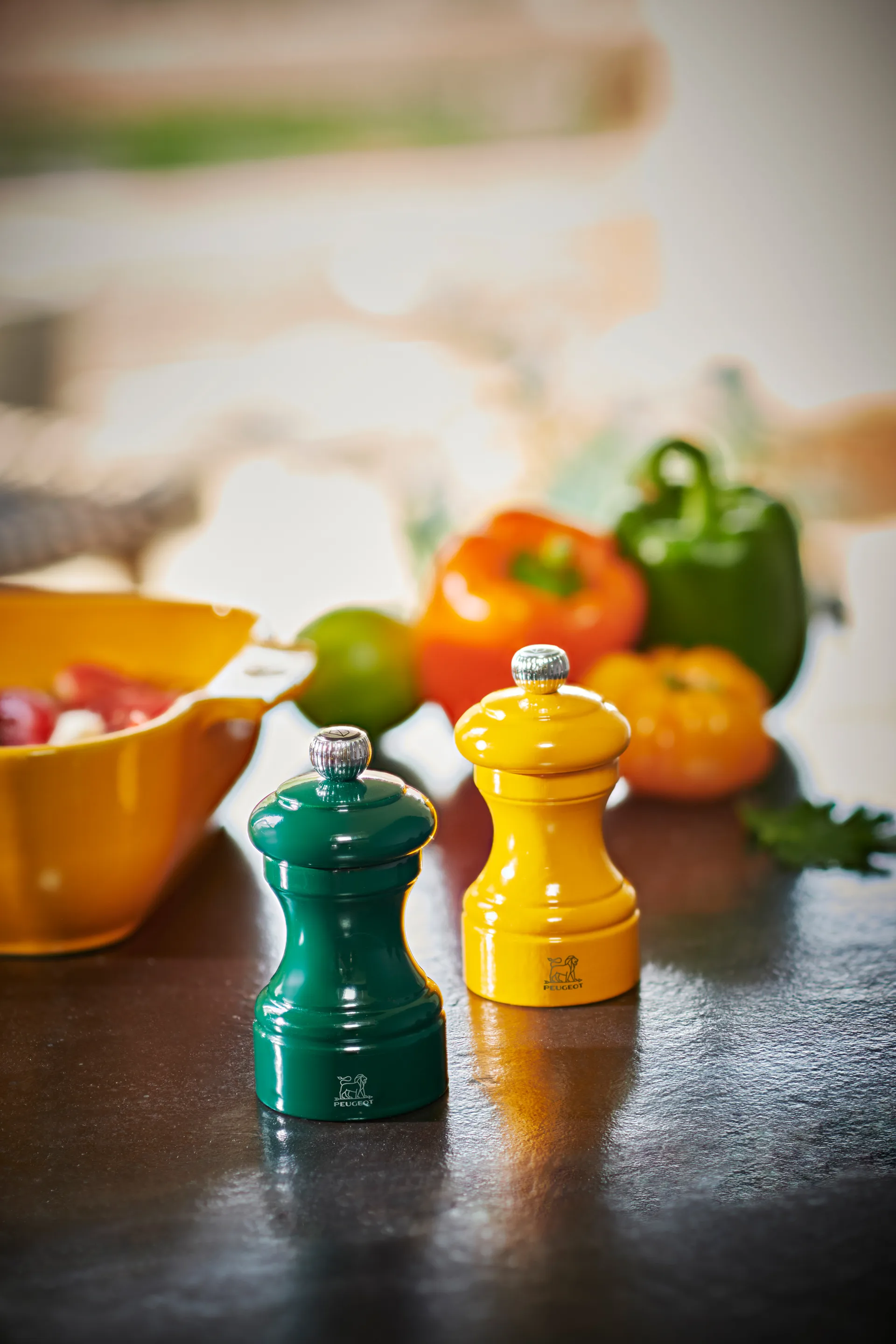 Młynek do soli Bistrorama 10 cm, Saffron Peugeot