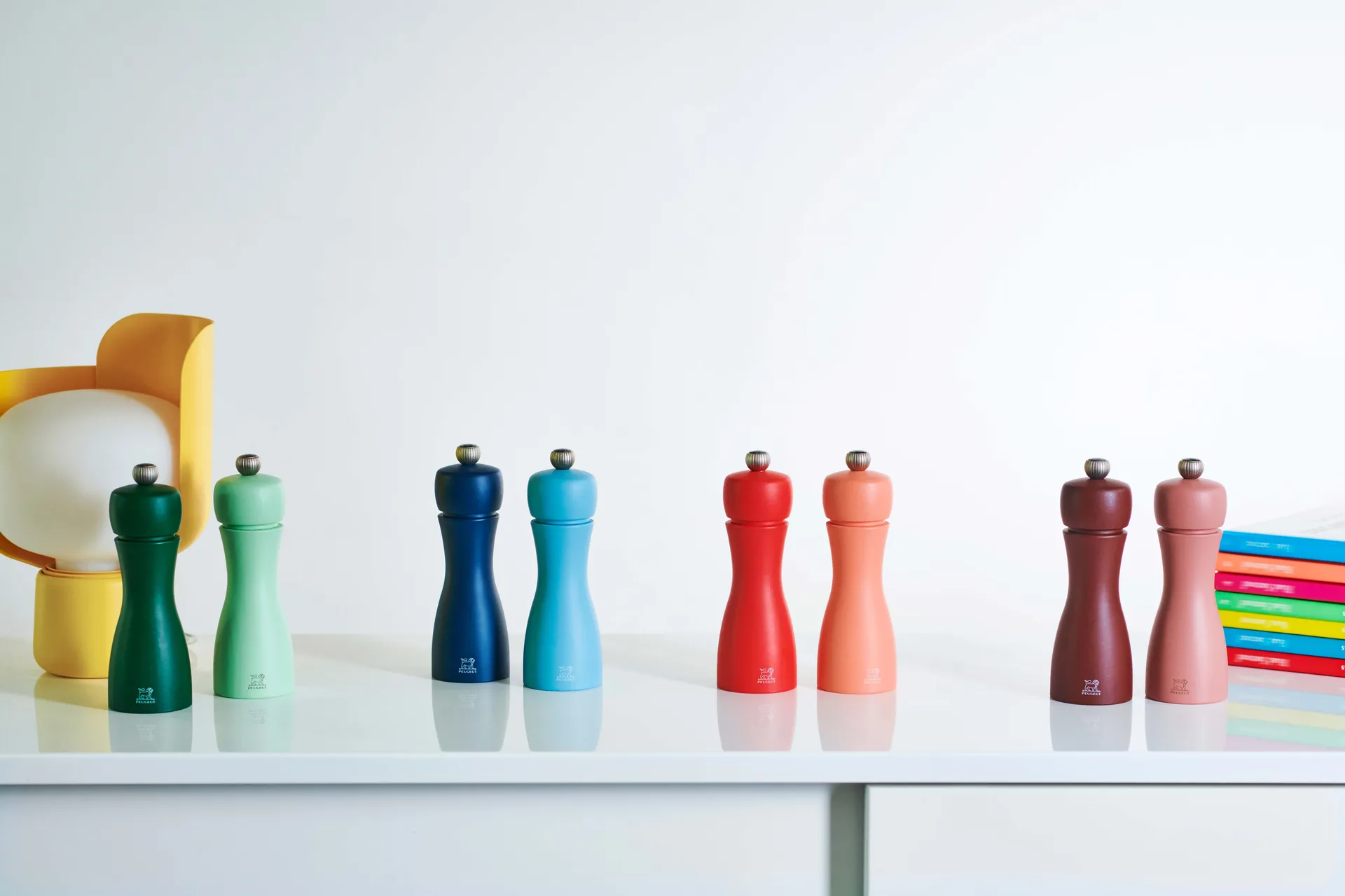 Młynek do soli i młynek do pieprzu zestaw Tahiti Air 15 cm, Night & azur Peugeot