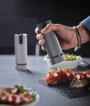 Młynek do soli i pieprzu Line Z DUO Electric 2 części - Aluminium-carbon - Peugeot