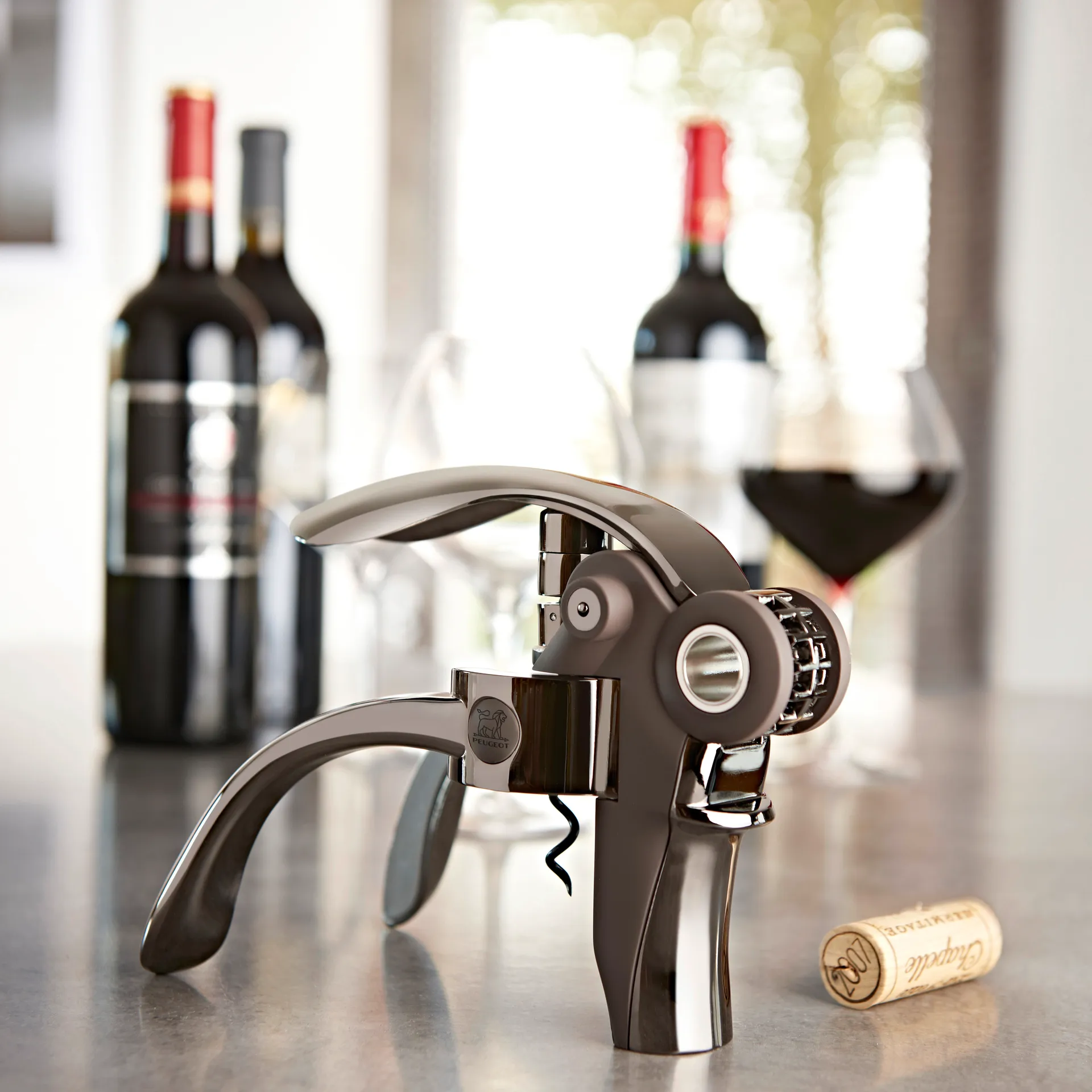 Peugeot Otwieracz do korków Baltaz, Czarny Peugeot