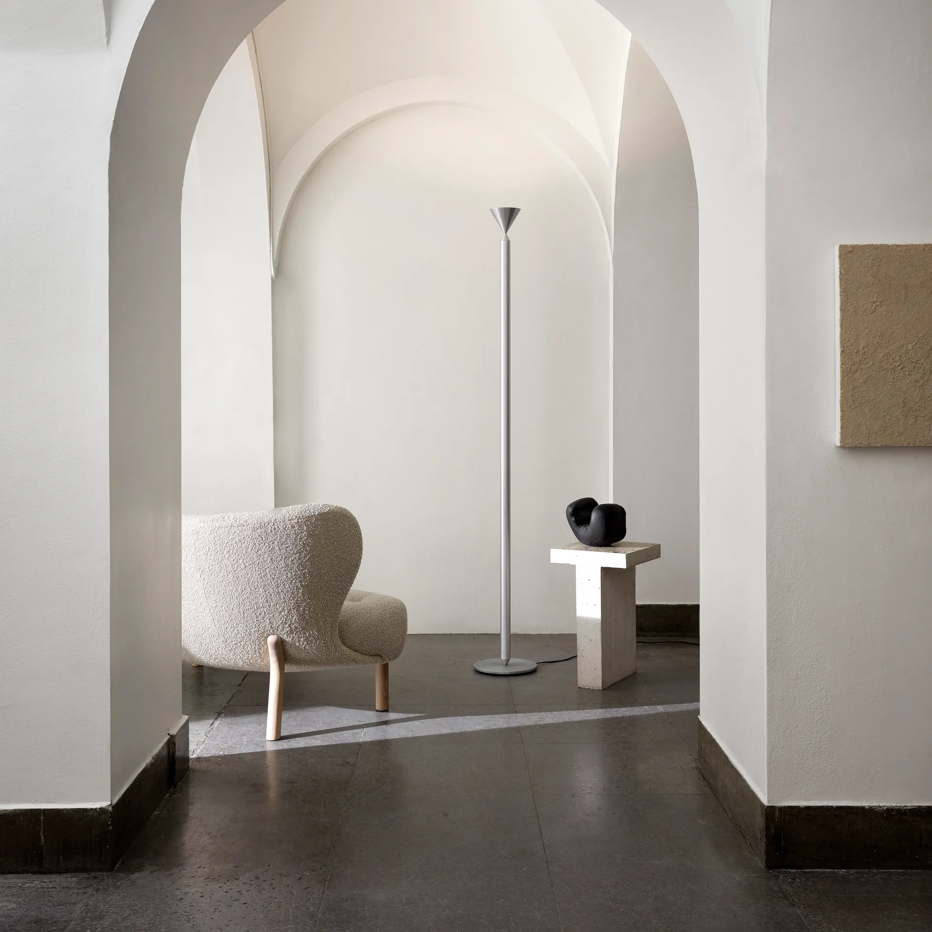 Apollo 180 lampa podłogowa, Aluminium Pholc