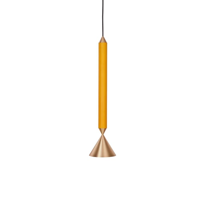 Apollo 39 lampa wisząca - honey gold, mosiądz - Pholc