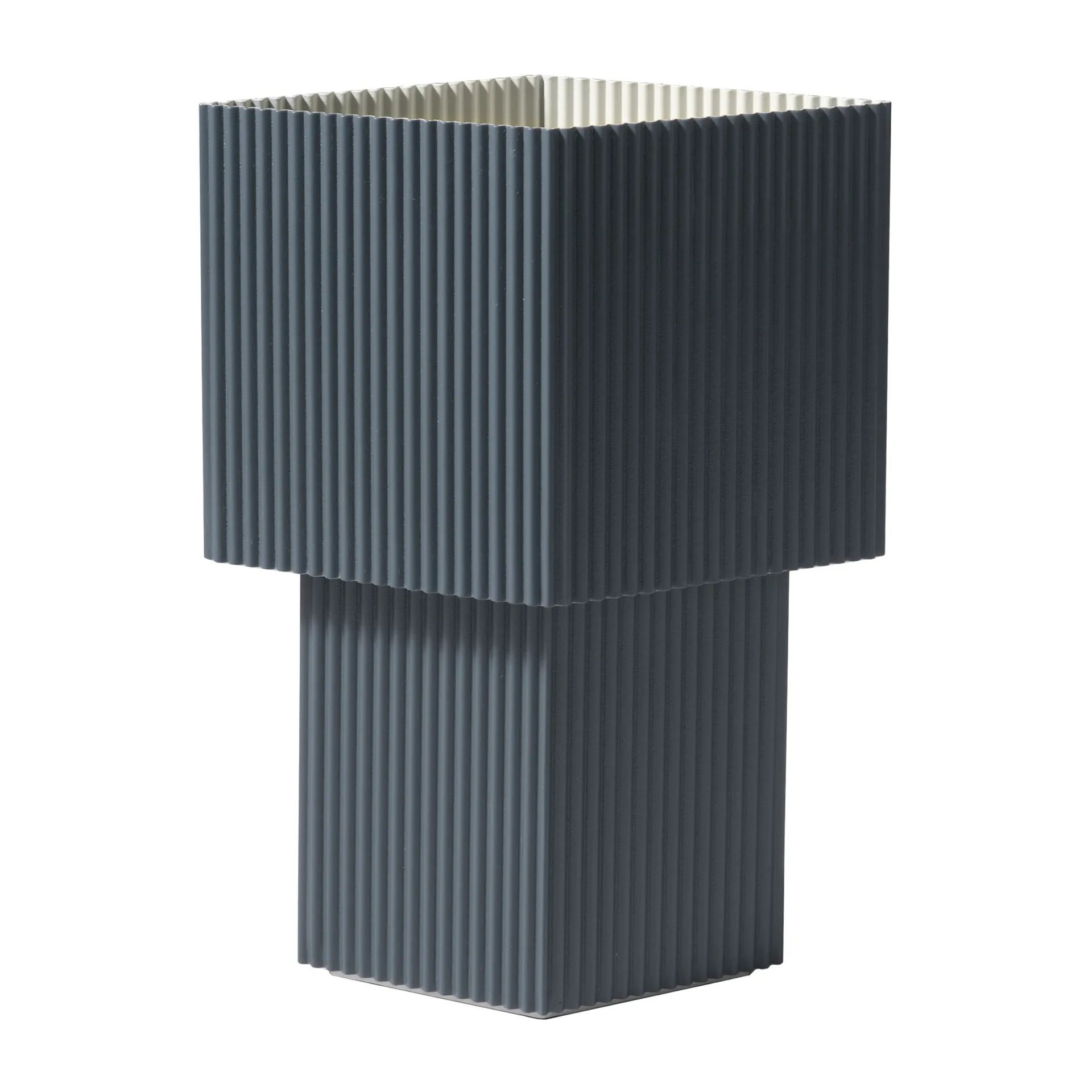 Bezprzewodowa lampa stołowa Romb Mini 19 cm, Blue stone Pholc