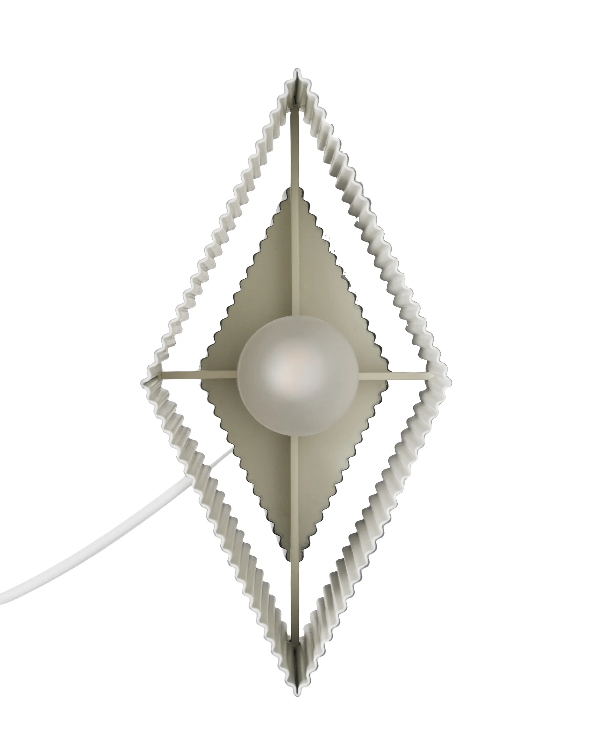 Bezprzewodowa lampa stołowa Romb Mini 19 cm, Blue stone Pholc