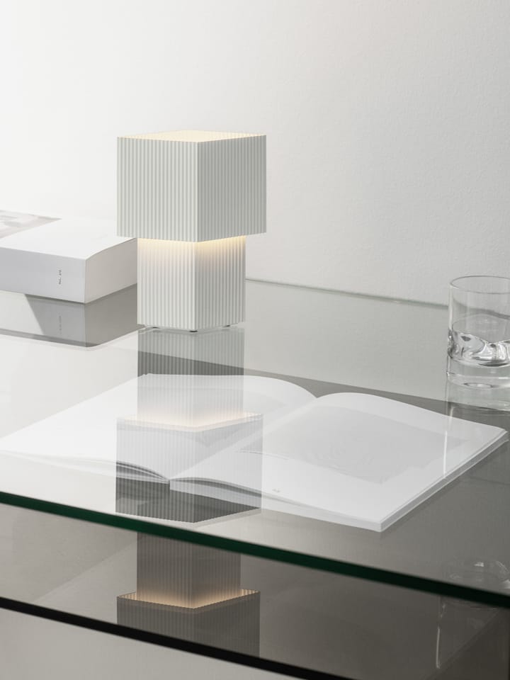 Bezprzewodowa lampa stołowa Romb Mini 19 cm, Cotton Pholc
