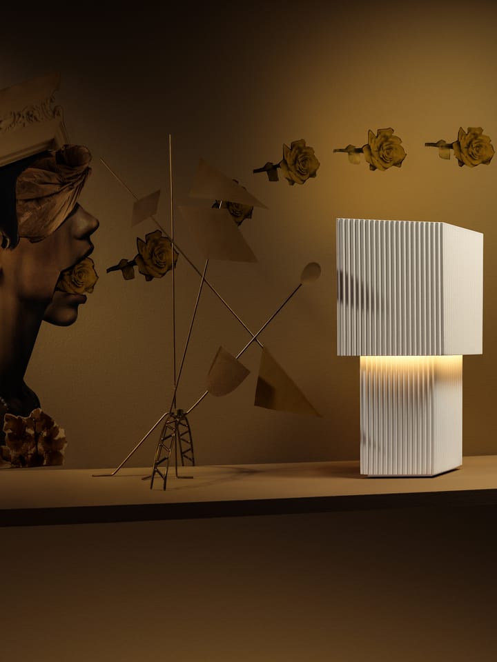 Bezprzewodowa lampa stołowa Romb Mini 19 cm, Cotton Pholc