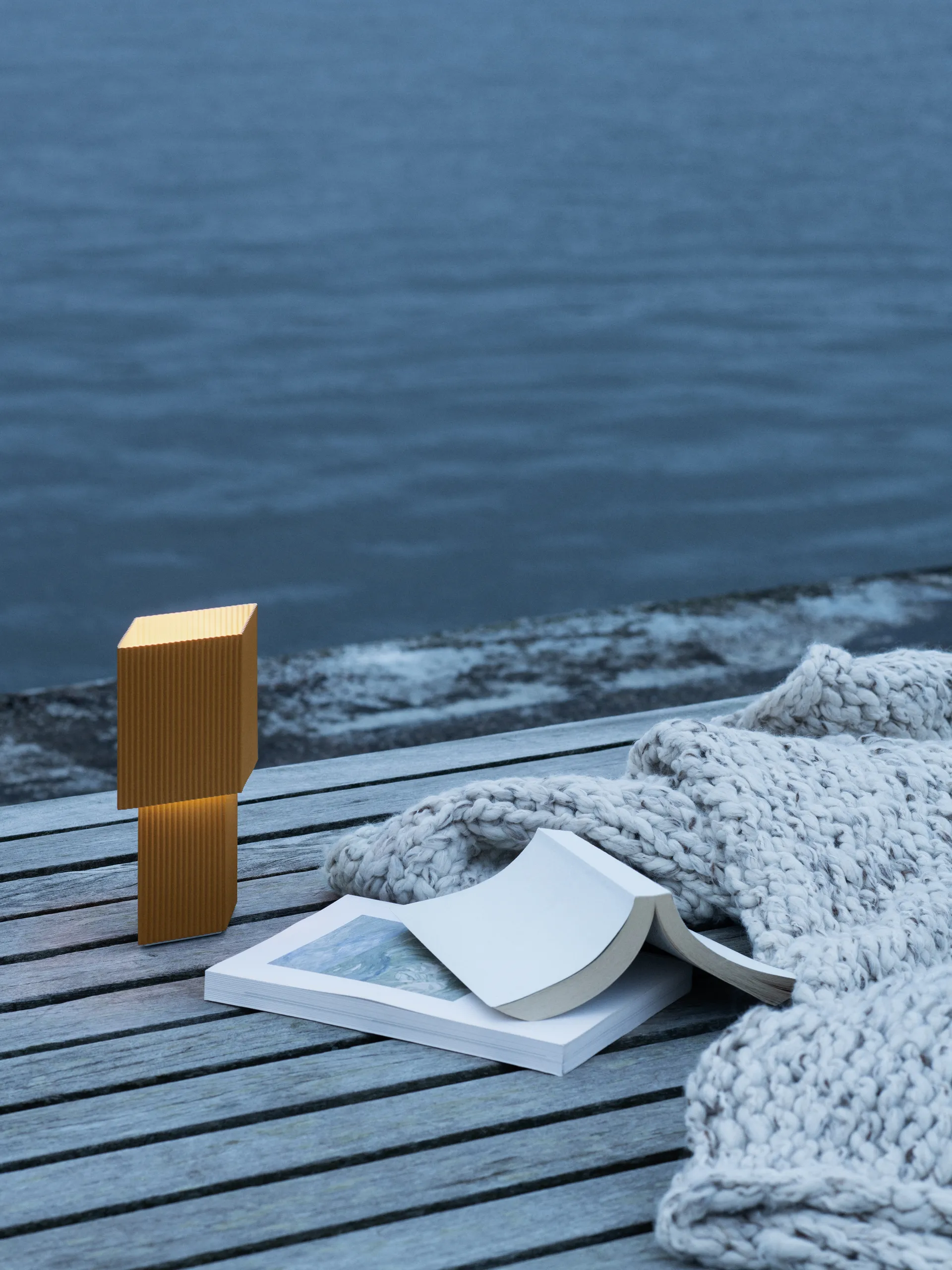 Bezprzewodowa lampa stołowa Romb Mini 19 cm, Cumin Pholc