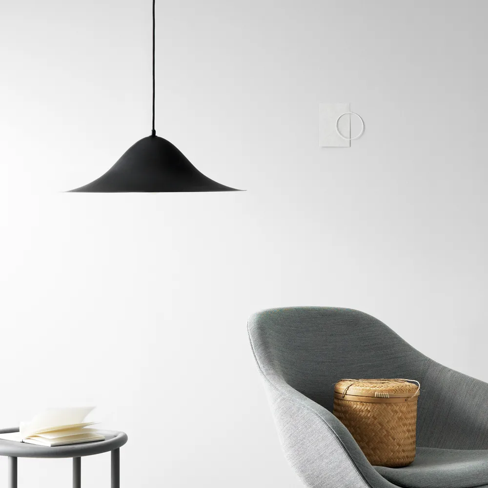 Hans 35 lampa wisząca, czarny matowy, średni Pholc