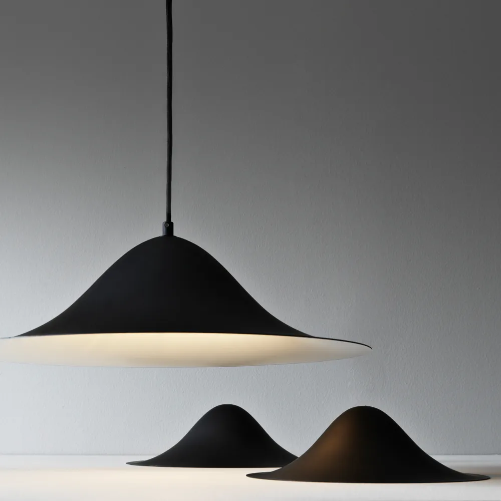 Hans 35 lampa wisząca, czarny matowy, średni Pholc