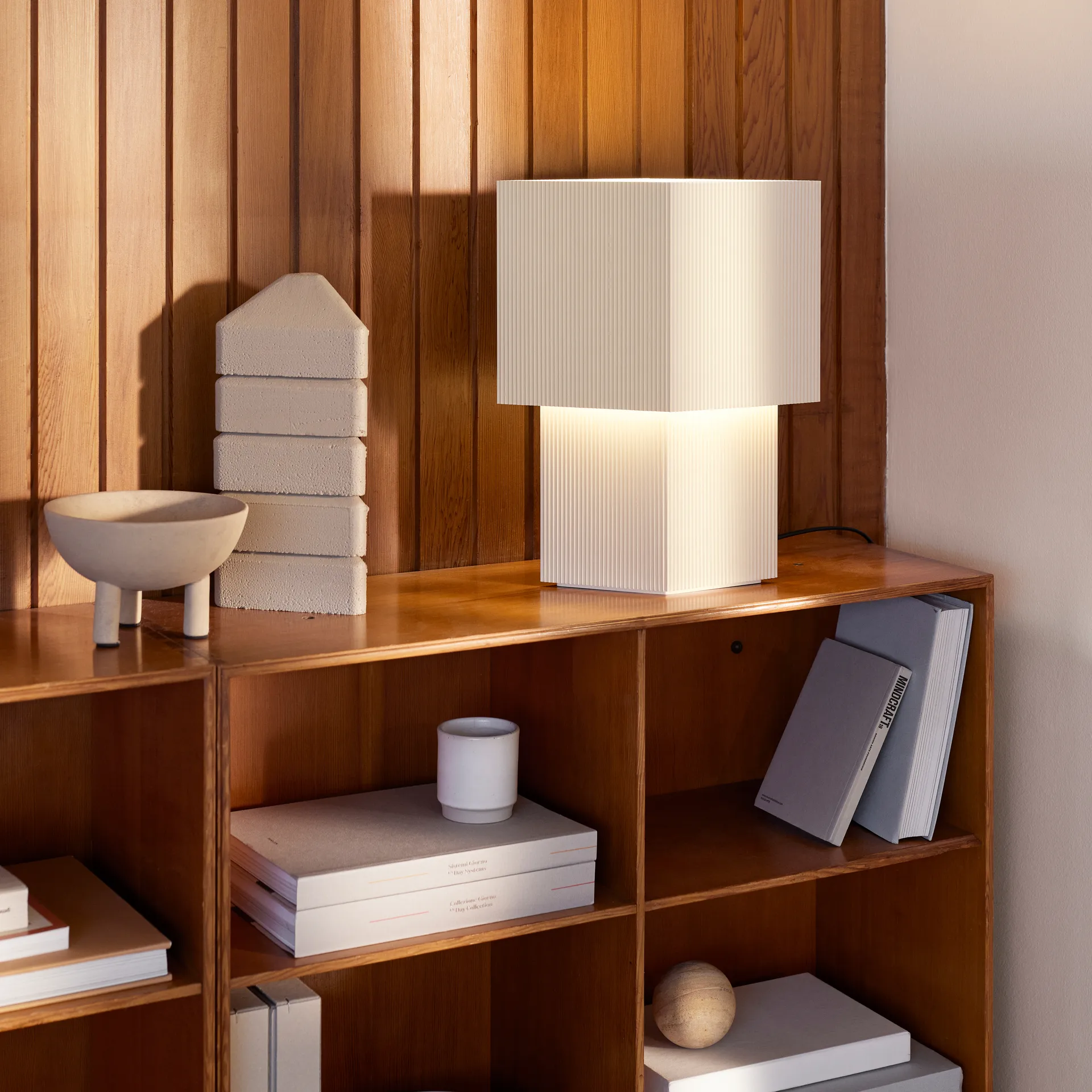 Lampa stołowa Romb 36, Cotton Pholc