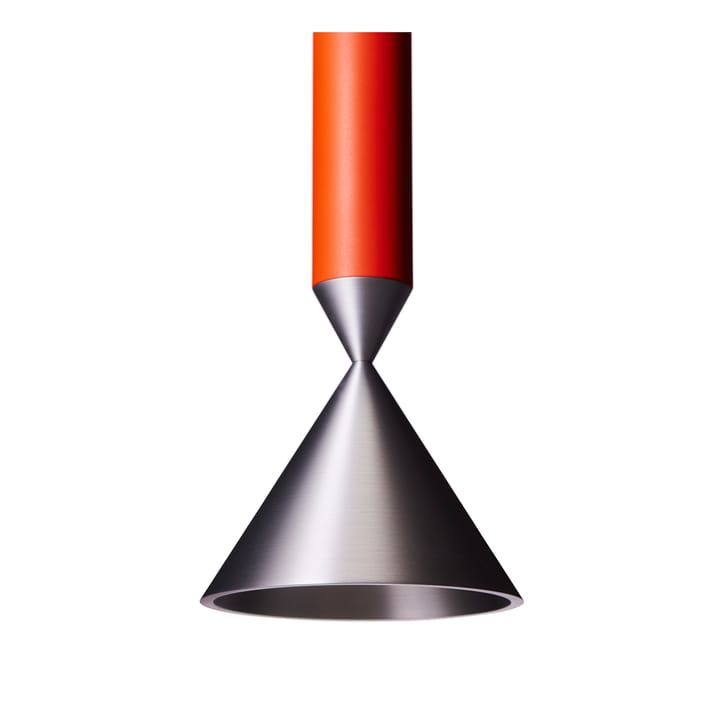 Lampa sufitowa Apollo 59, Red orange-aluminium Pholc