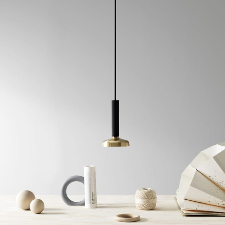Lampa sufitowa Blend 9, czarny-mosiądz Pholc