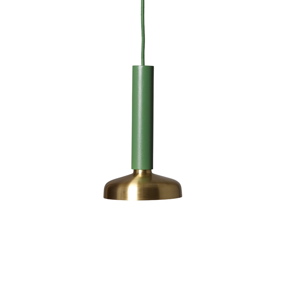 Pholc Lampa sufitowa Blend 9 Zielony/mosiądz, led | Skandynawski Design | Lampy wiszące | Zielony