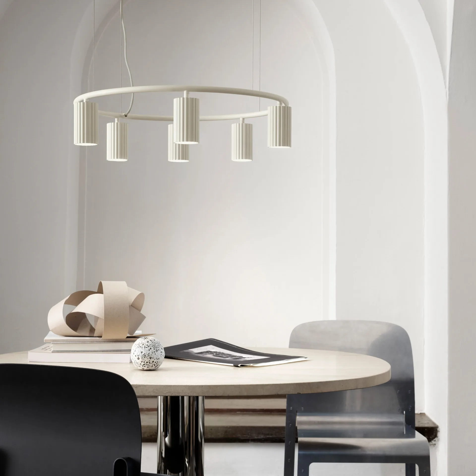 Lampa sufitowa Donna Circle 60, Linen Pholc
