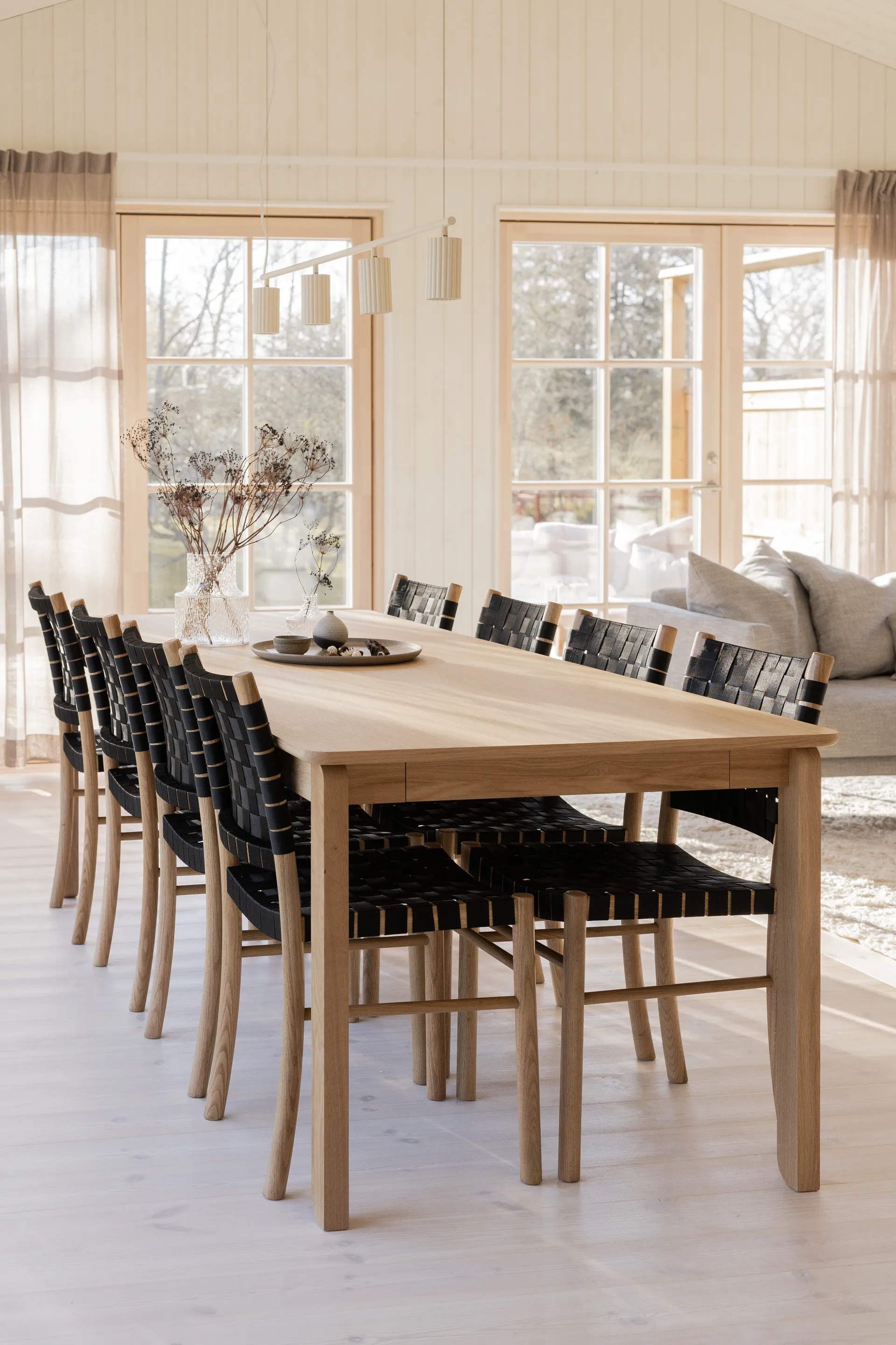 Lampa sufitowa Donna Line 120, Linen Pholc