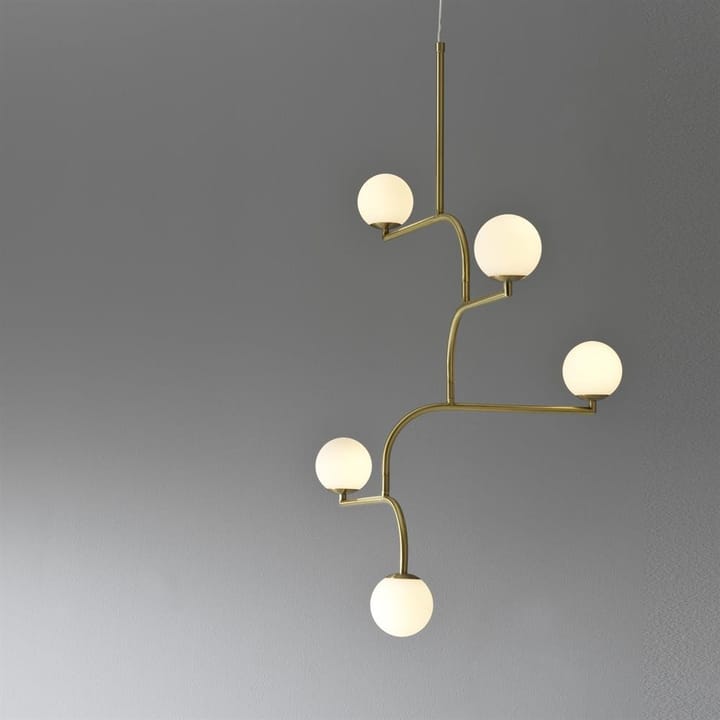 Lampa sufitowa Mobil 100, mosiądz Pholc
