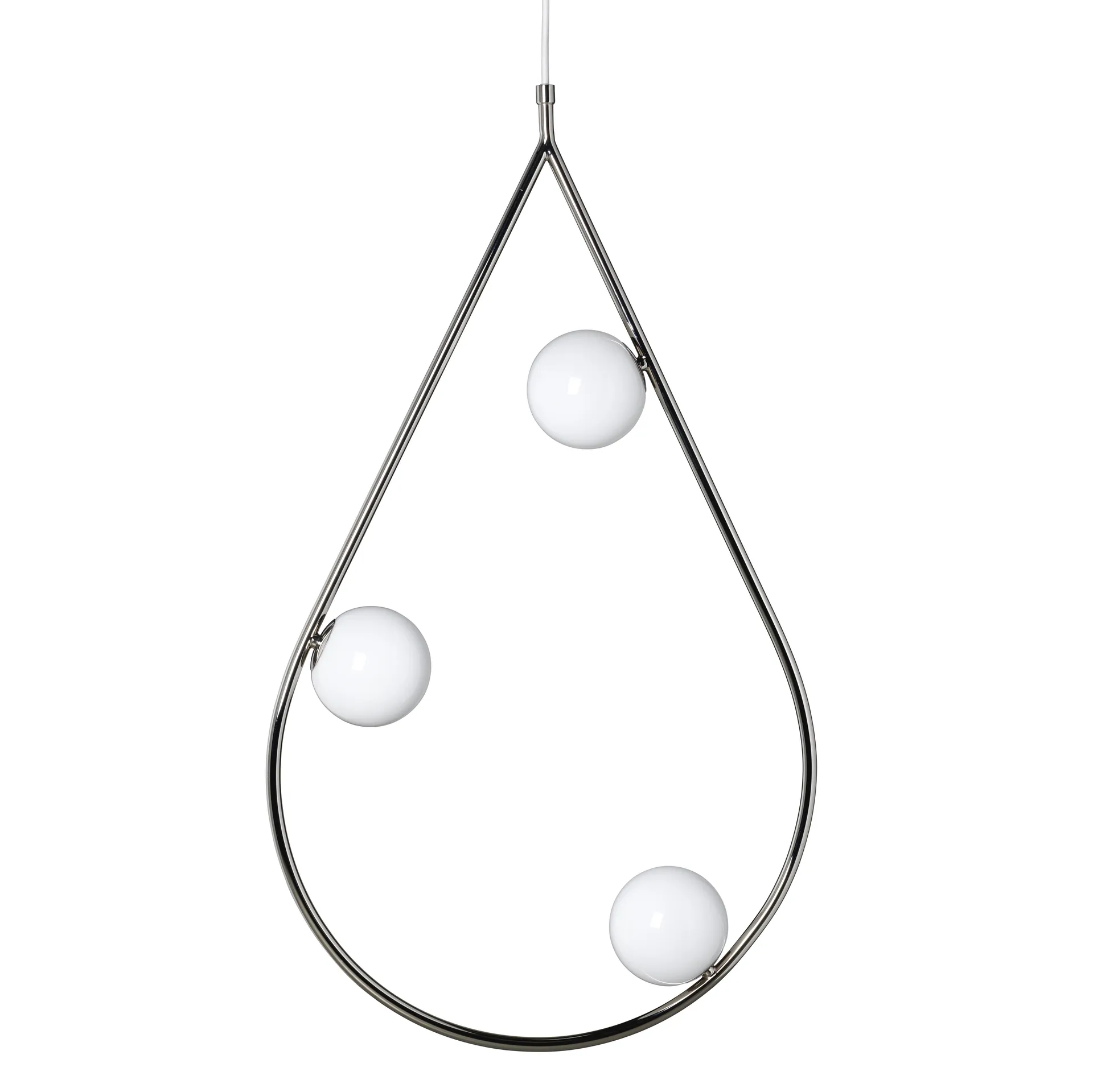 Lampa sufitowa Pearls 80, nikiel Pholc
