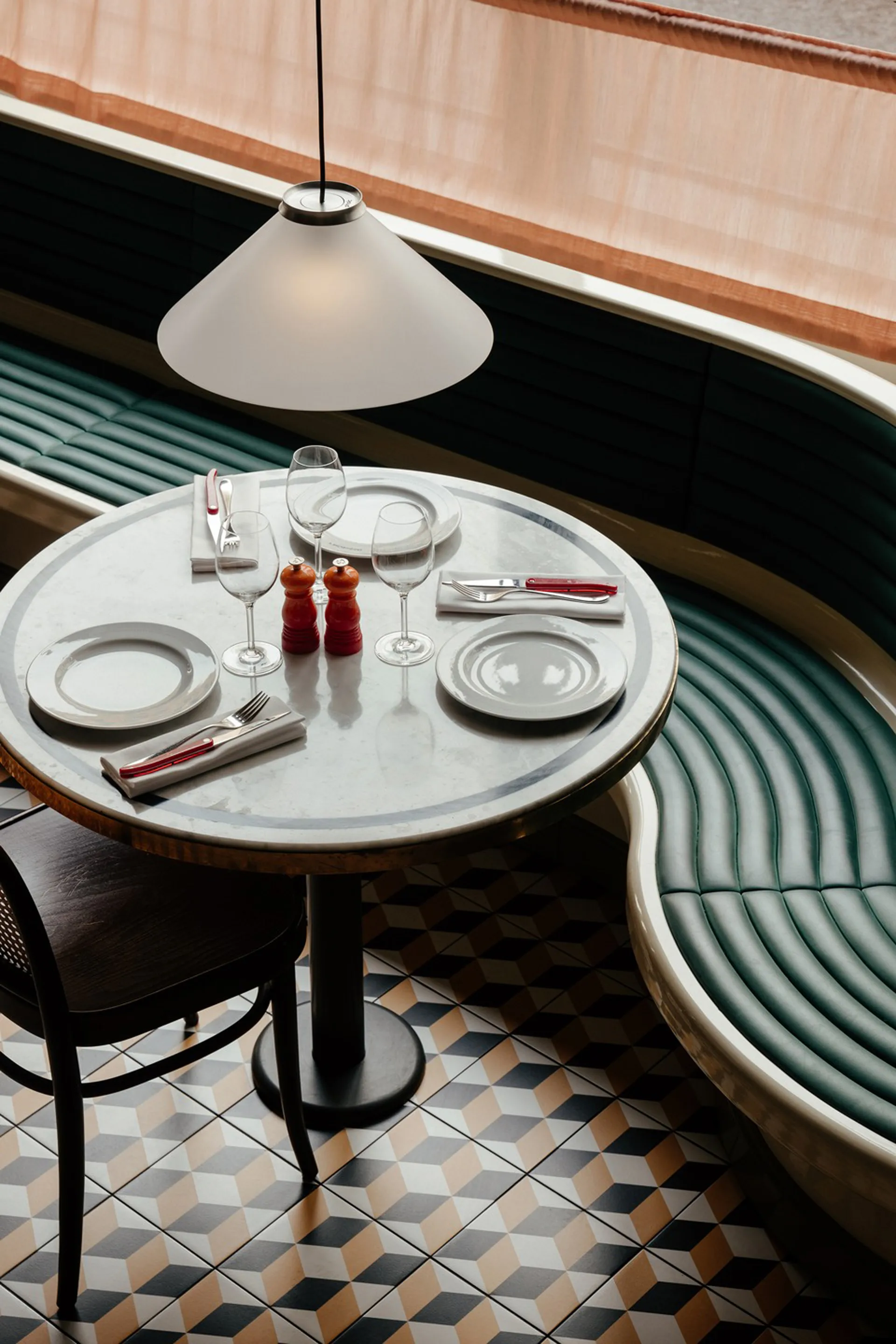 Lampa wisząca Aline 40, Aluminium  Pholc