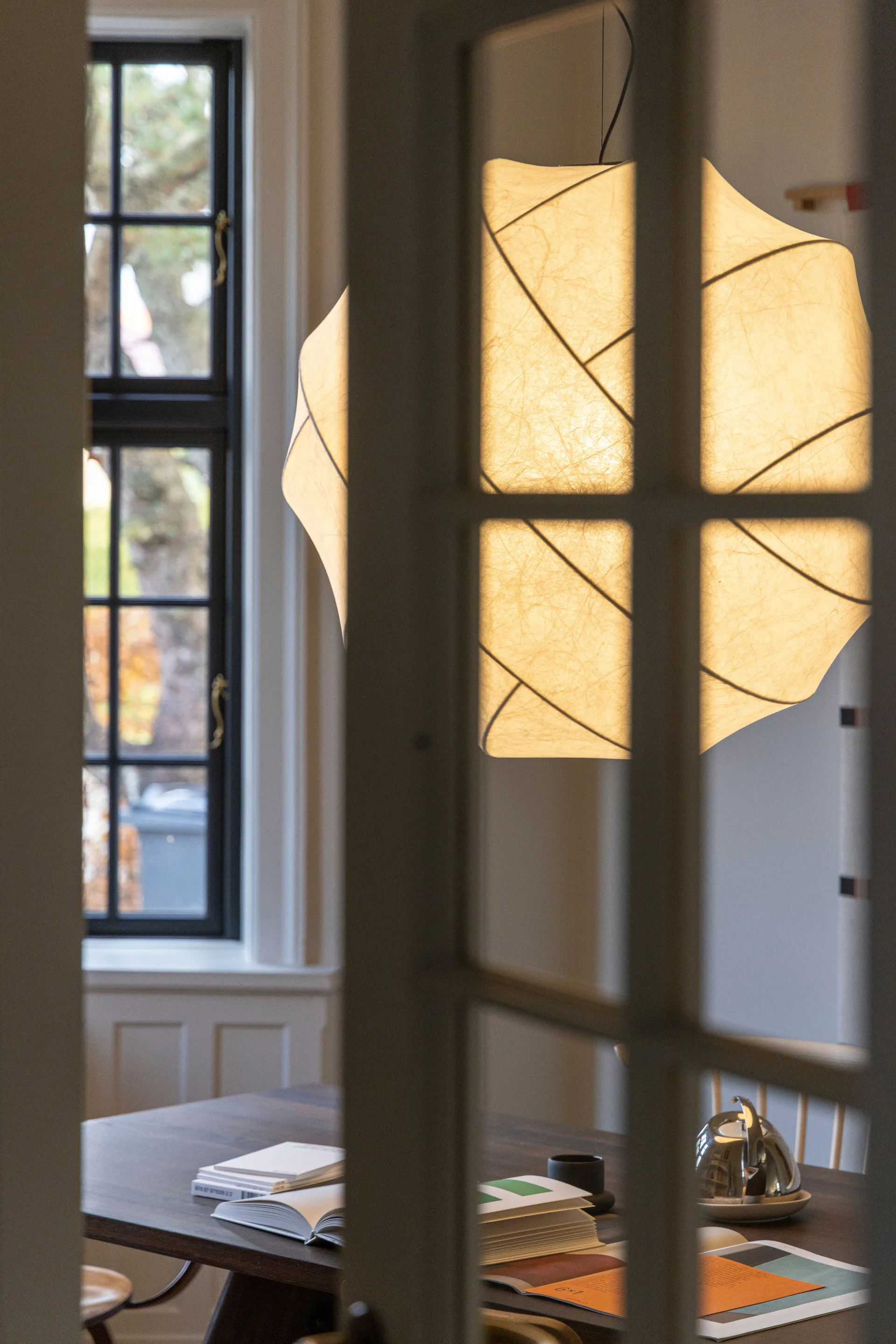 Lampa wisząca Turner 80, Biały Pholc