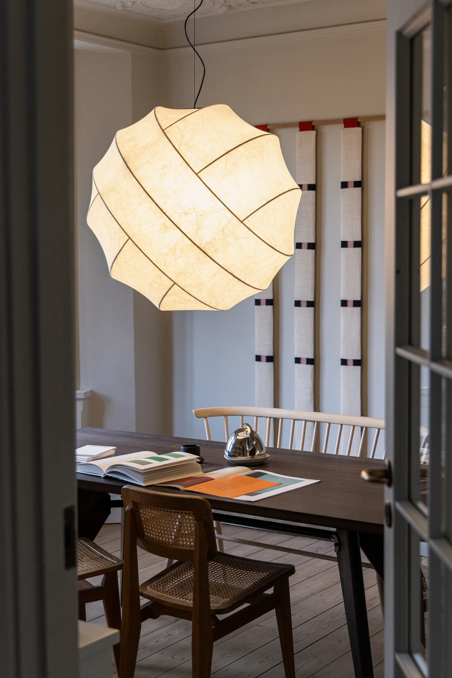 Lampa wisząca Turner 80, Biały Pholc