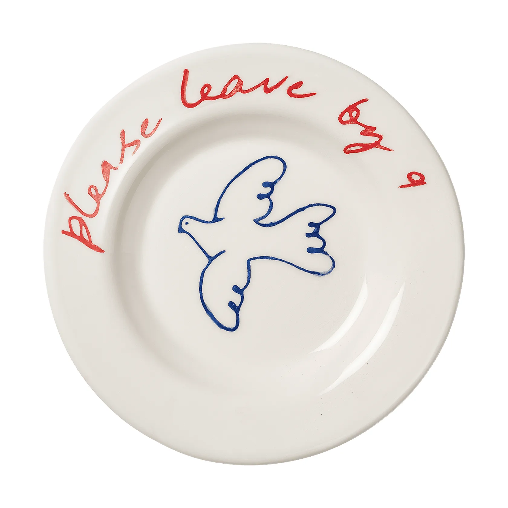 Bird Tapas talerz, Blue, 15 cm Pick a Poppy