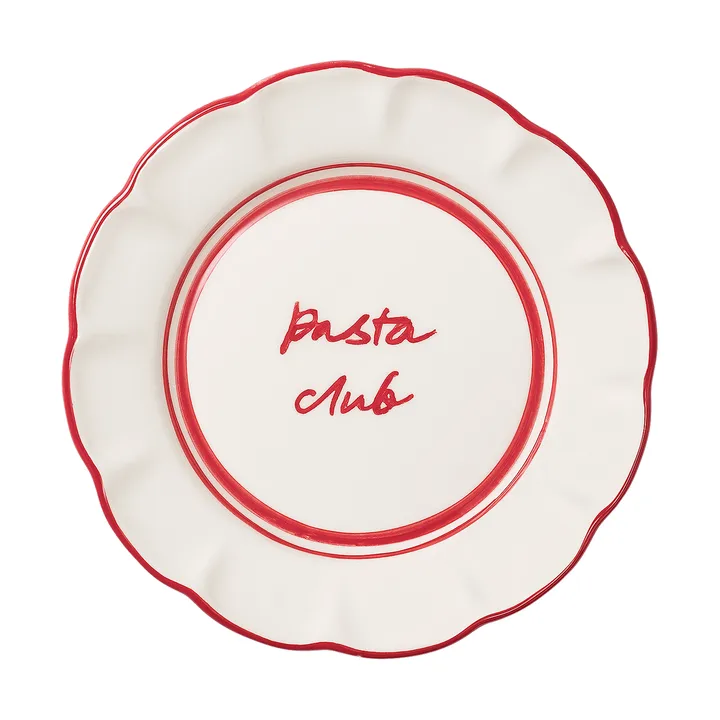 Bistro talerz do sałatek - Czerwony, 21,5 cm - Pick a Poppy