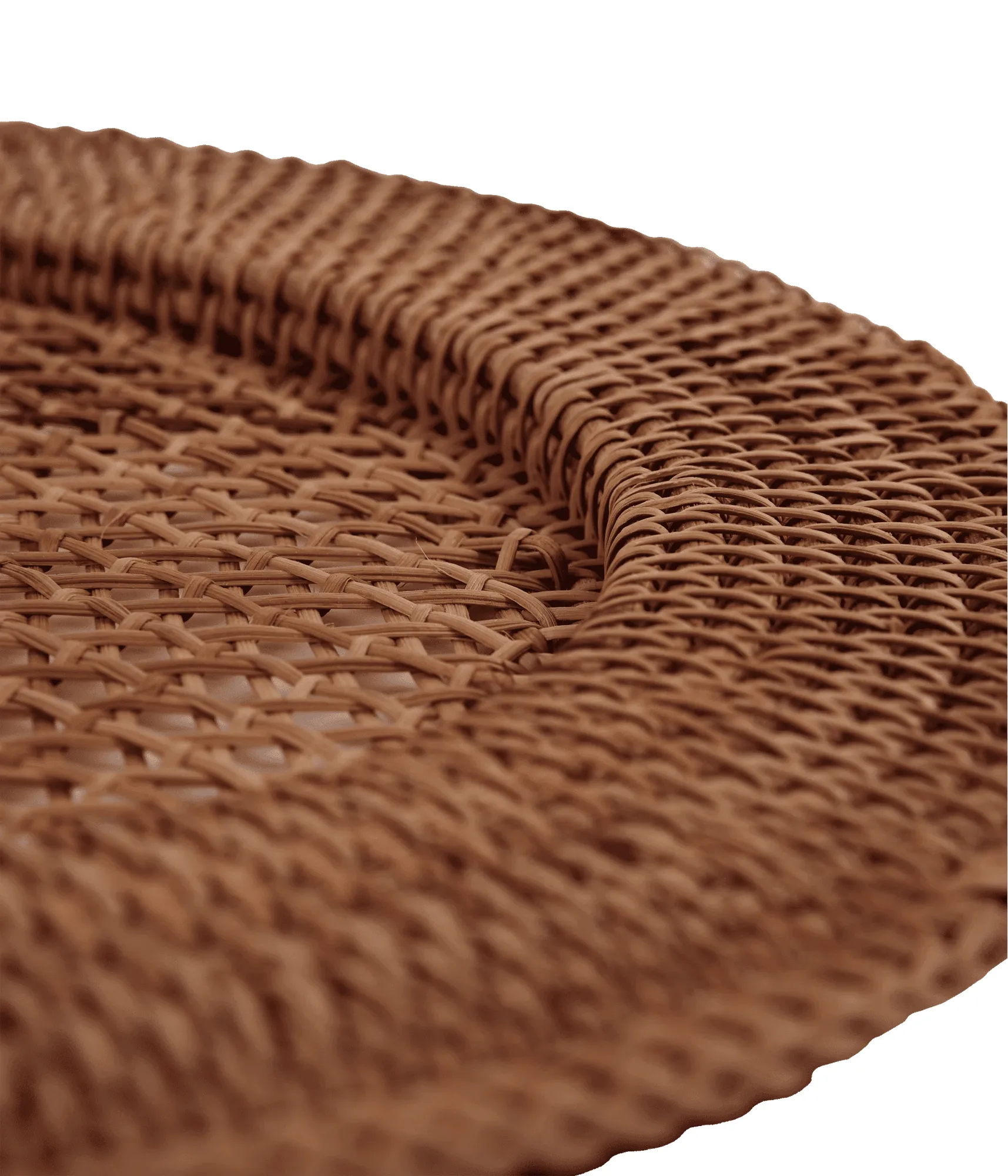 Classic Rattan podkładka stołowa, Ciemnobrązowy, 33 cm Pick a Poppy