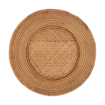 Classic Rattan podkładka stołowa - Natural, 33 cm - Pick a Poppy