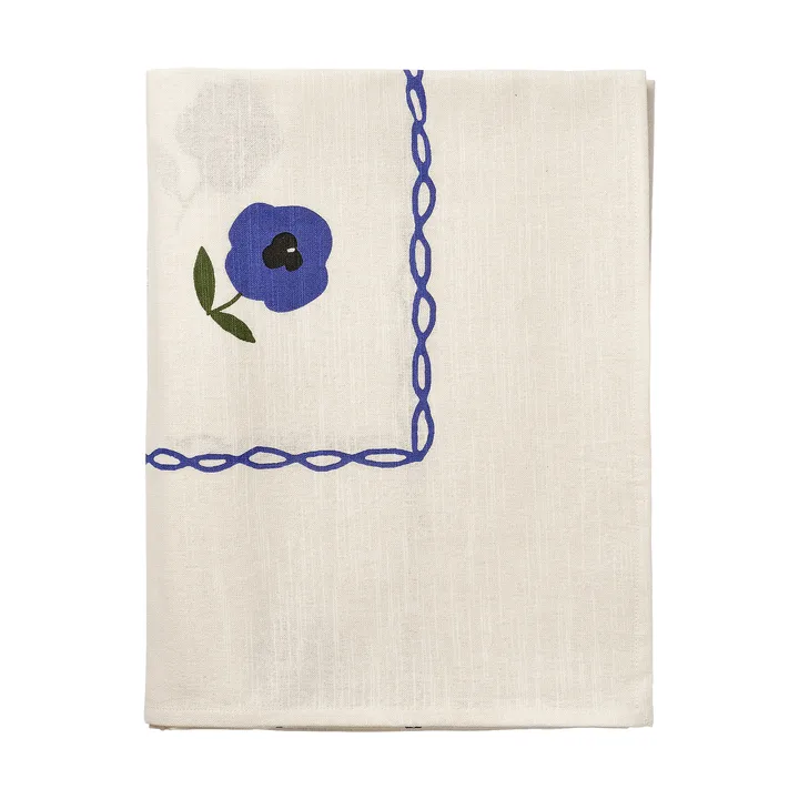 Madelen Möllard Pansy obrus - Blue 250x150 cm - Pick a Poppy